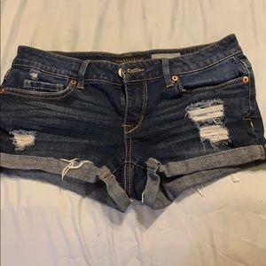 Denim shorts